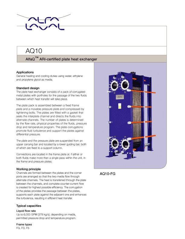 Alfa Laval AQ10