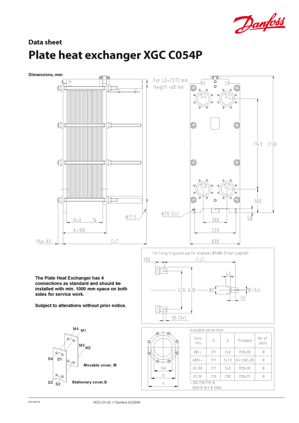 Danfoss XGC C054P